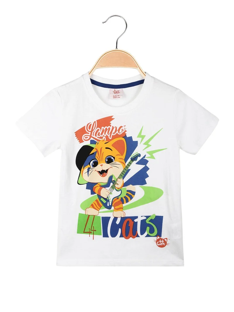 T-shirt bambino con stampa - bianco