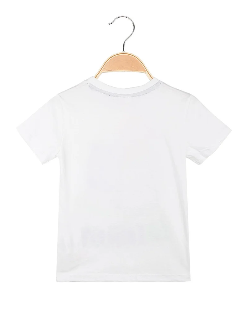 T-shirt bambino con stampa - bianco