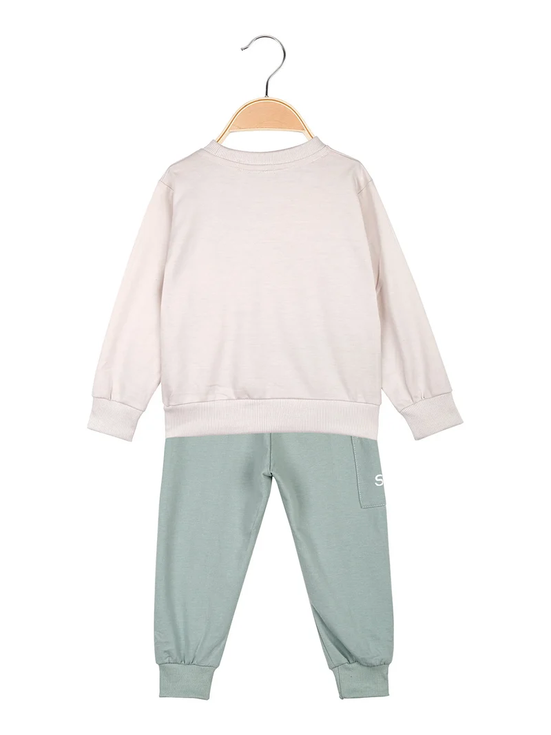 Completo 2 pezzi da neonato - beige