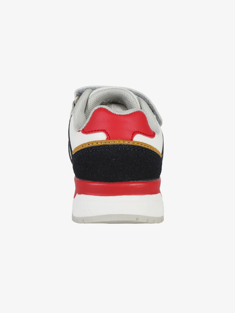Sneakers da bambino con cinturino a strappo - grigio