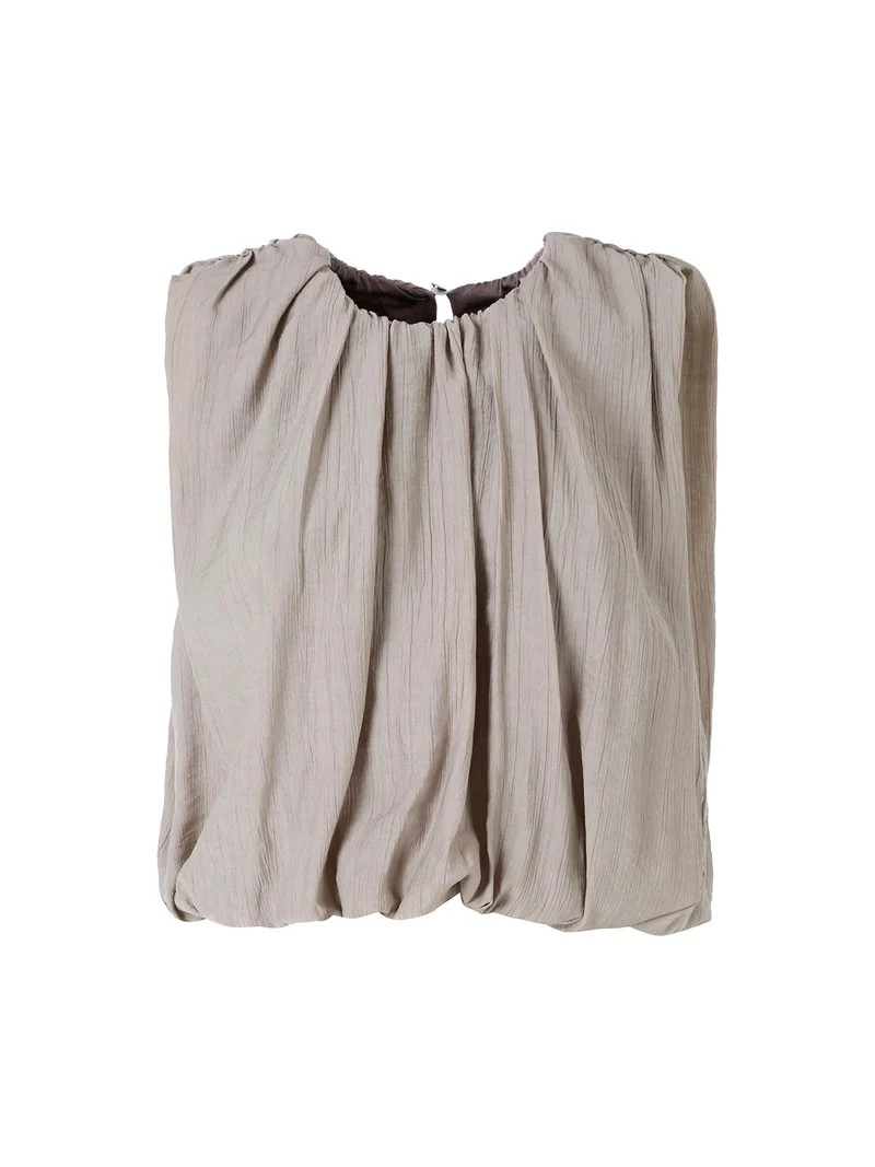Top donna a palloncino - fango