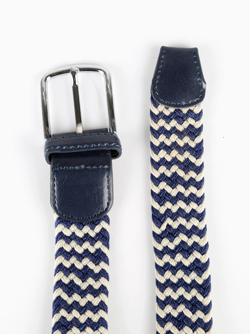 Cintura uomo in corda - blu