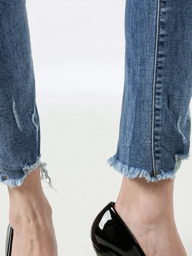 Jeans donna skinny con strappi - jeans