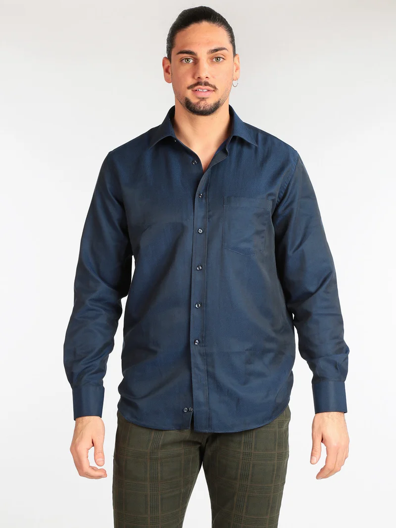 Camicia classica da uomo - blu