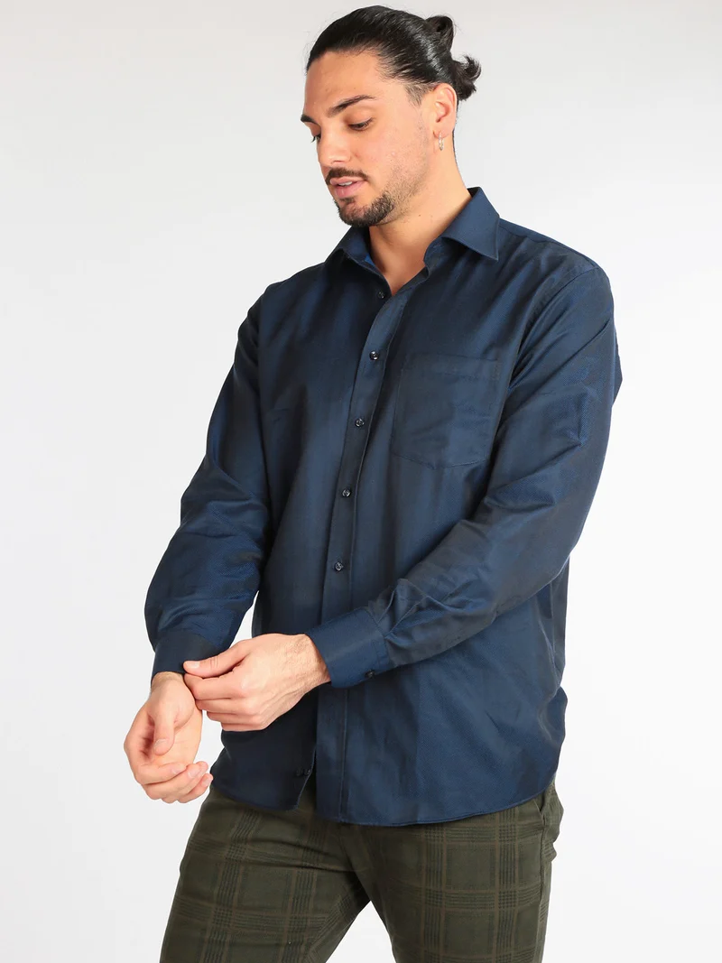 Camicia classica da uomo - blu