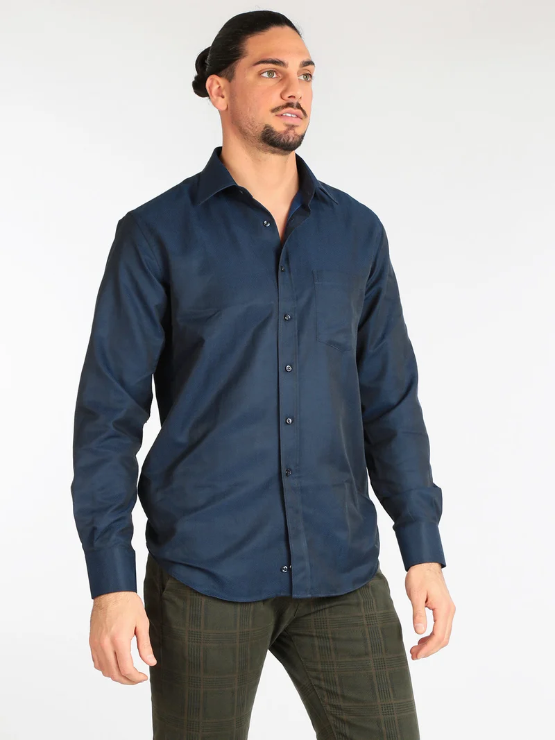 Camicia classica da uomo - blu