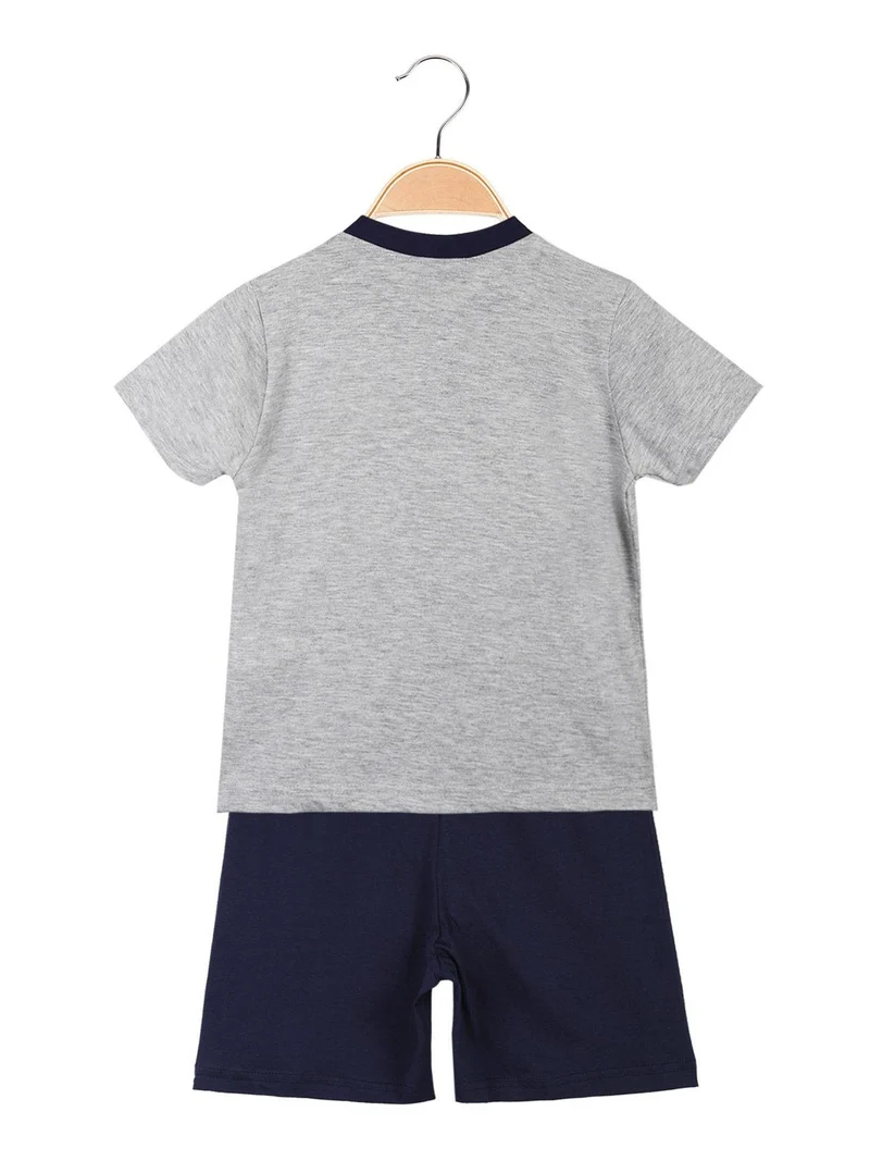 Big Hero Pigiama corto da bambino in cotone - grigio