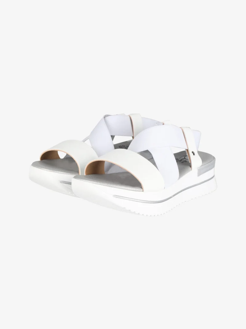 Sandali donna con platform - blu scuro