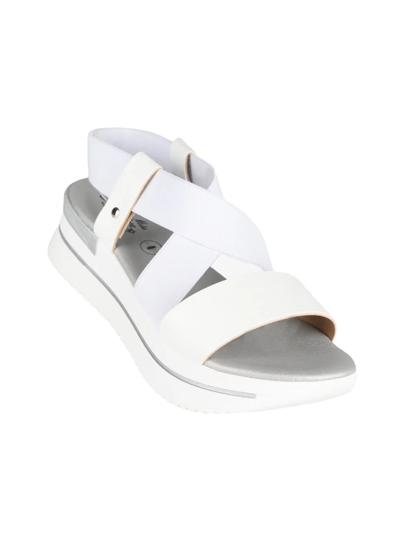 Sandali donna con platform - blu scuro