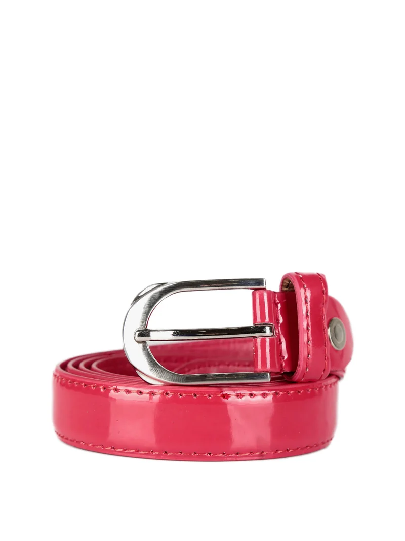 Cintura donna in vernice - rosso