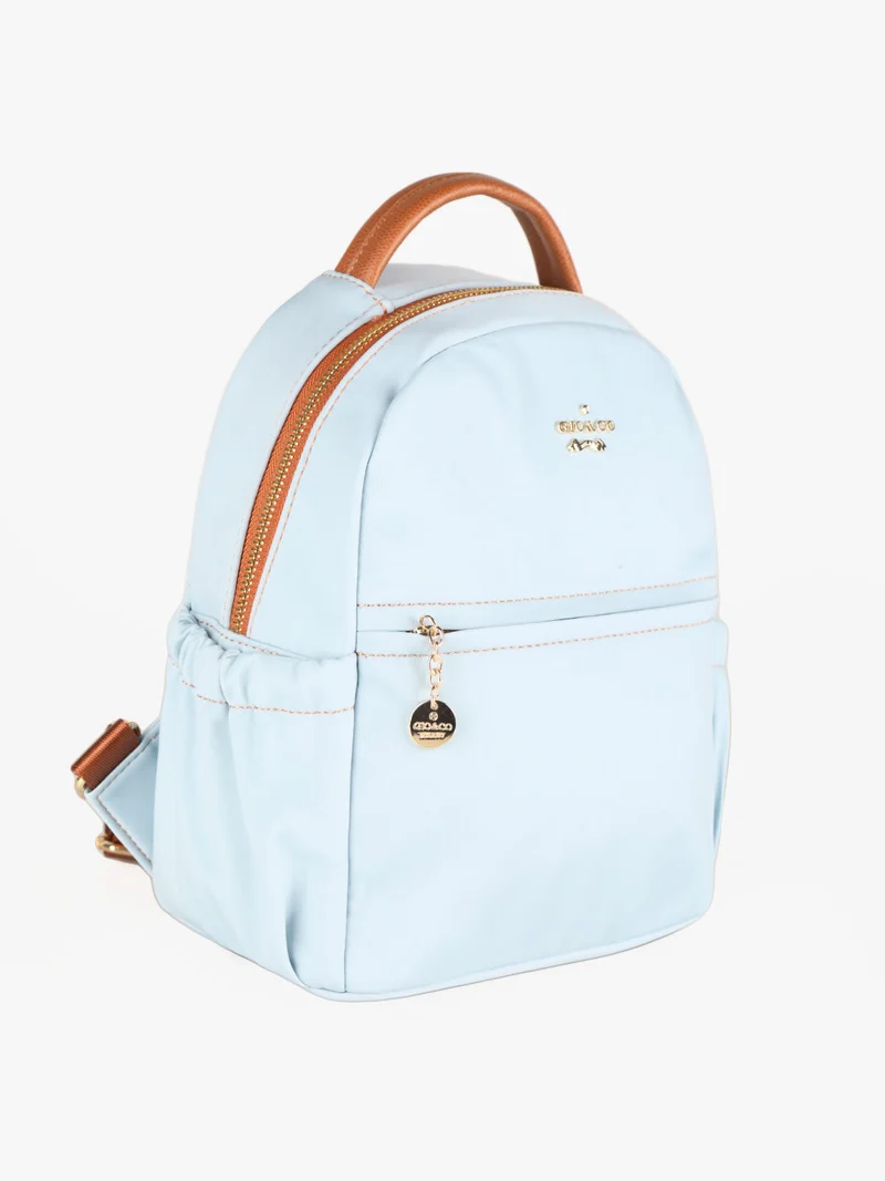 Zainetto donna in tessuto - azzurro