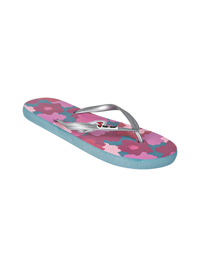 Infradito donna colorate in gomma - argento