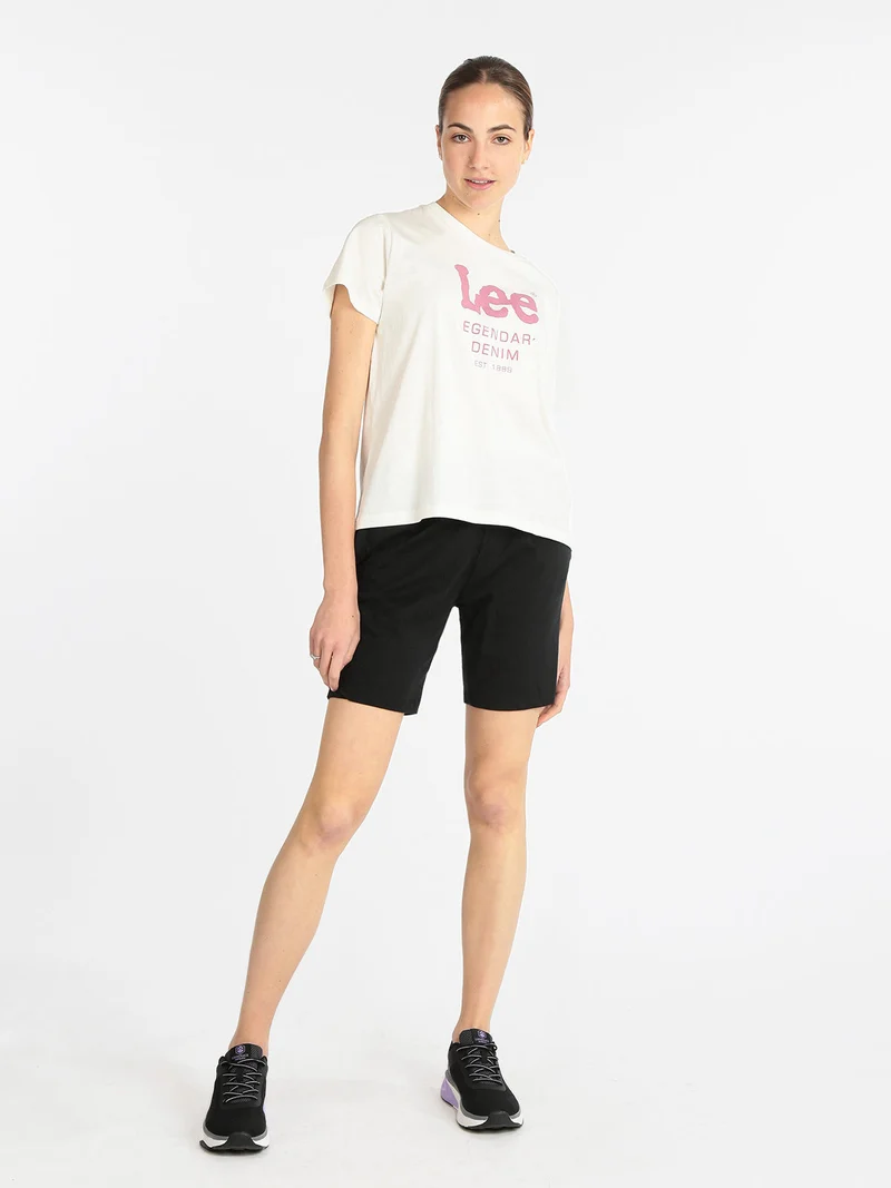 Shorts sportivi donna con coulisse - nero