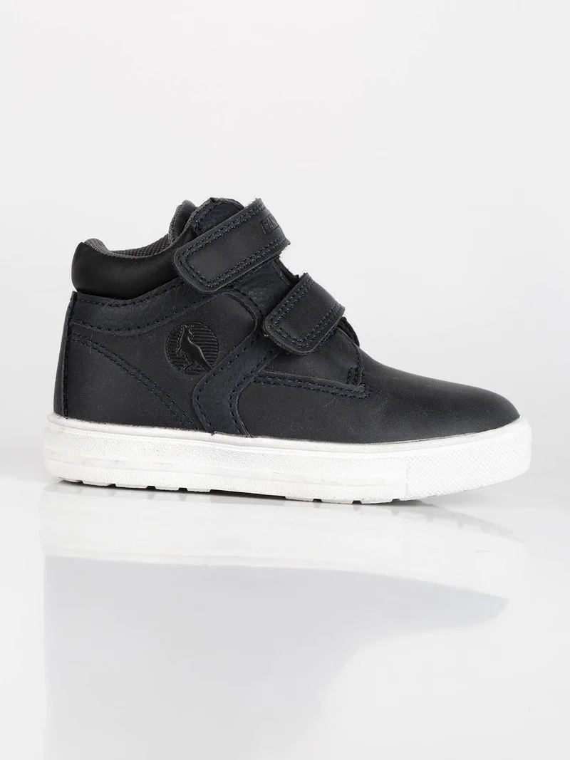 Sneakers alta con strappi per bambino - blu scuro