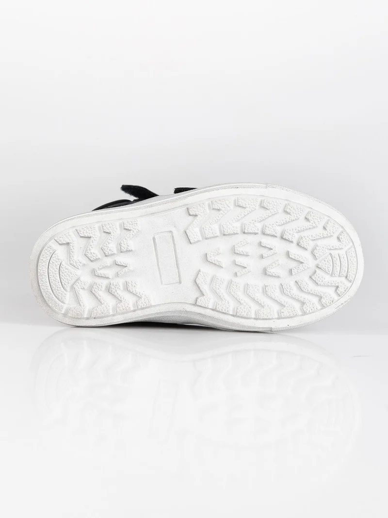 Sneakers alta con strappi per bambino - blu scuro