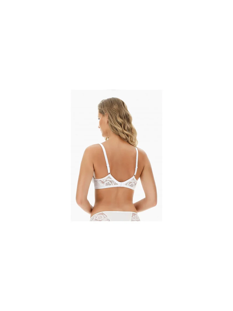 260 Reggiseno sfoderato in pizzo COPPA C - bianco