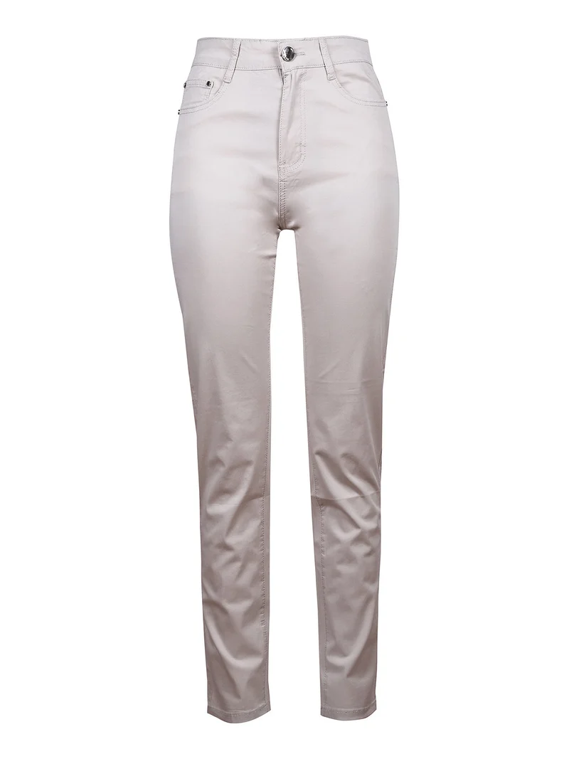 Pantaloni donna in cotone - beige