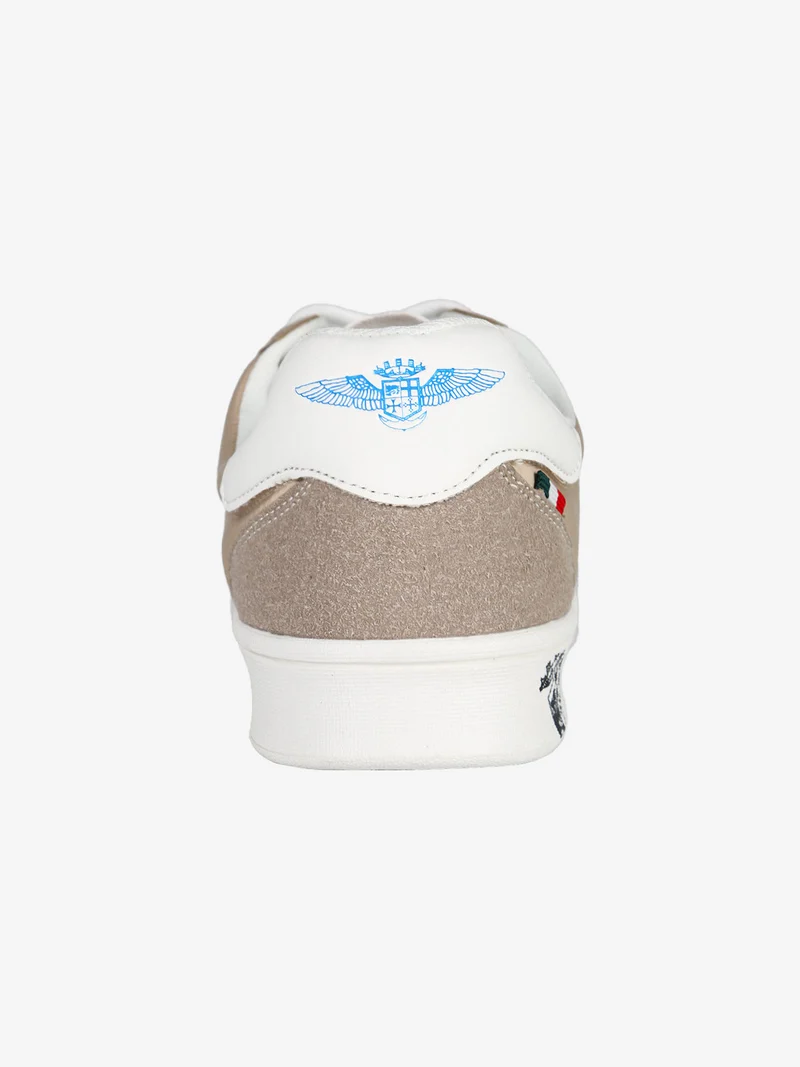 Sneakers basse da uomo stringate - sabbia