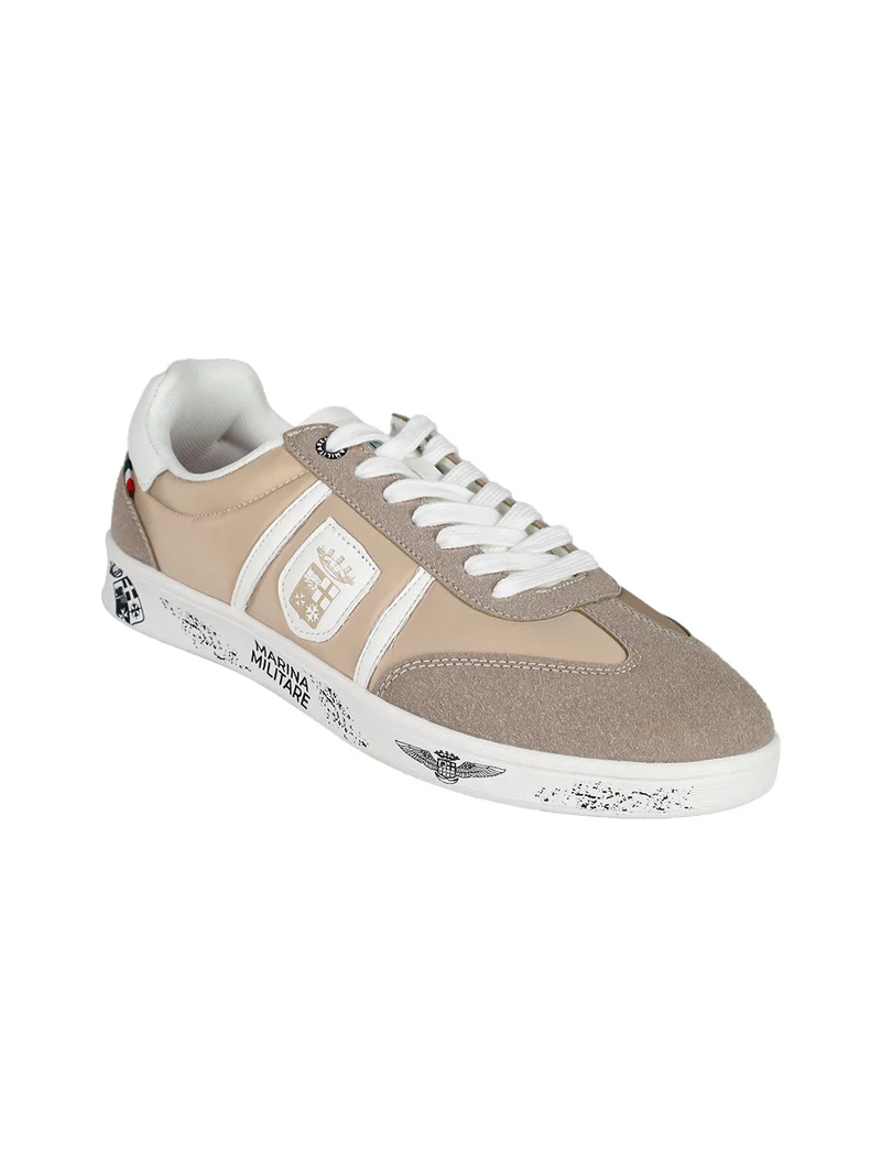 Sneakers basse da uomo stringate - sabbia