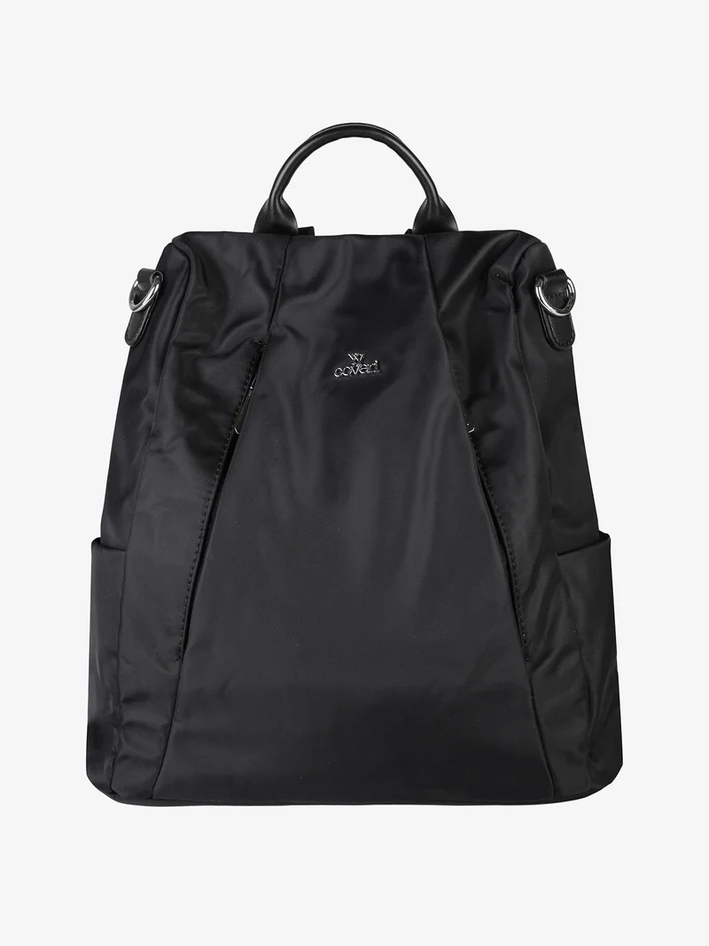 Zainetto donna in nylon - nero