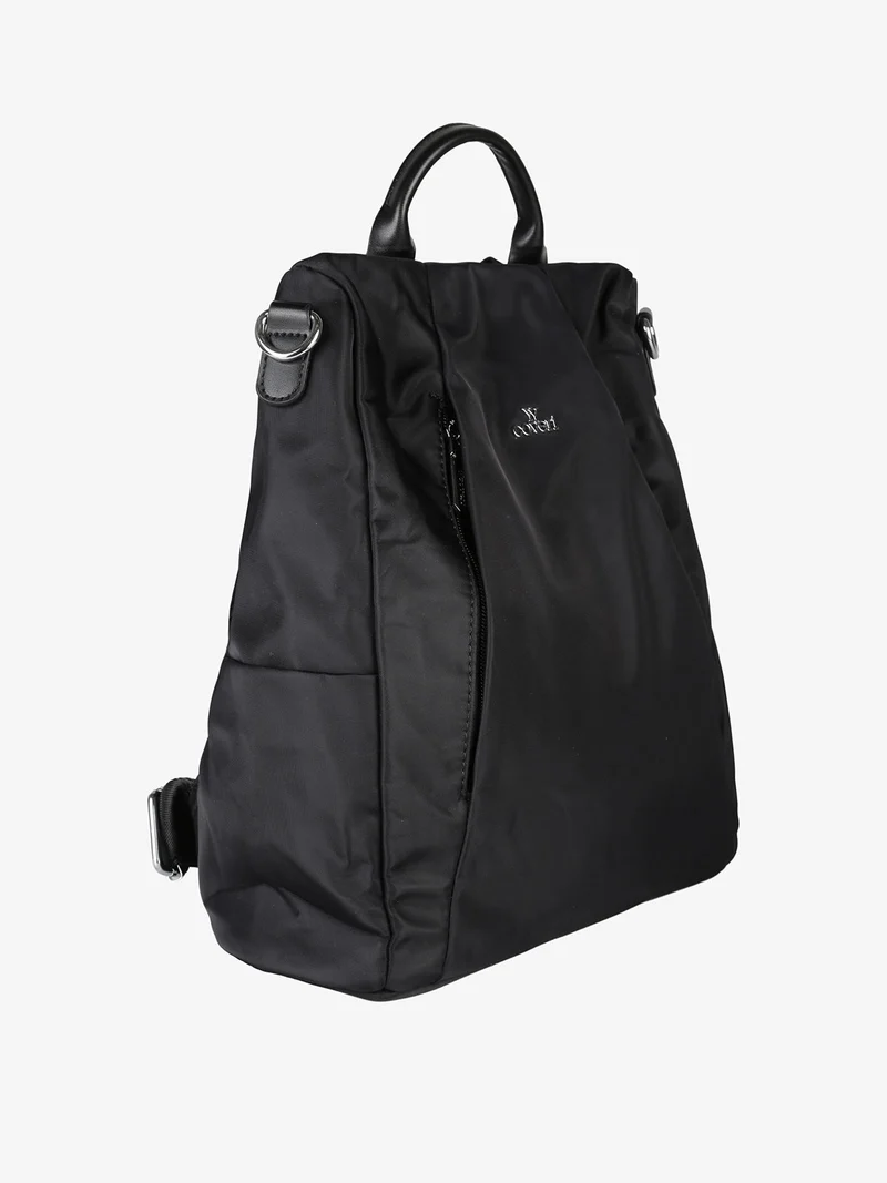 Zainetto donna in nylon - nero