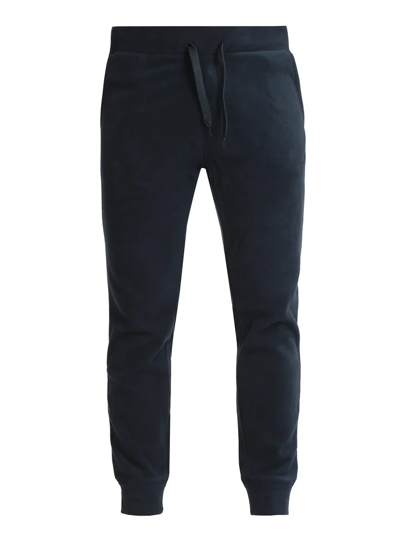 Pantaloni in pile da uomo - blu scuro