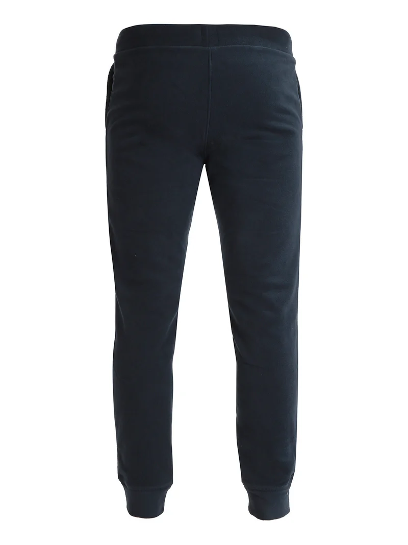 Pantaloni in pile da uomo - blu scuro