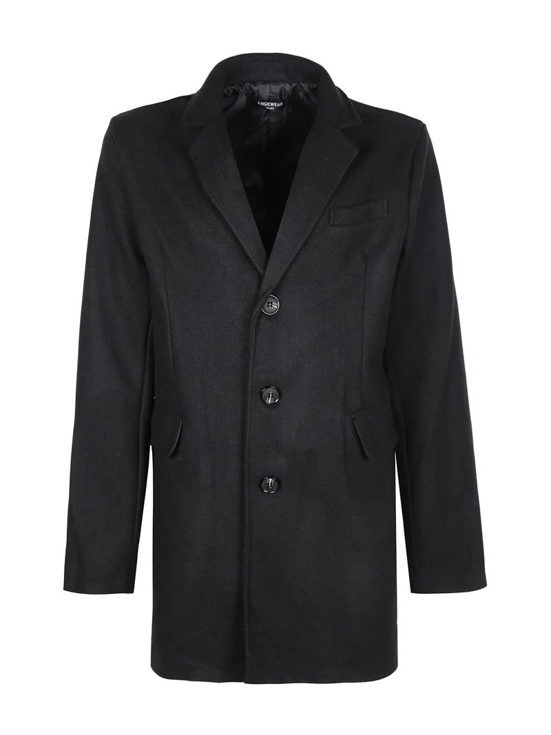 Cappotto classico da uomo - nero