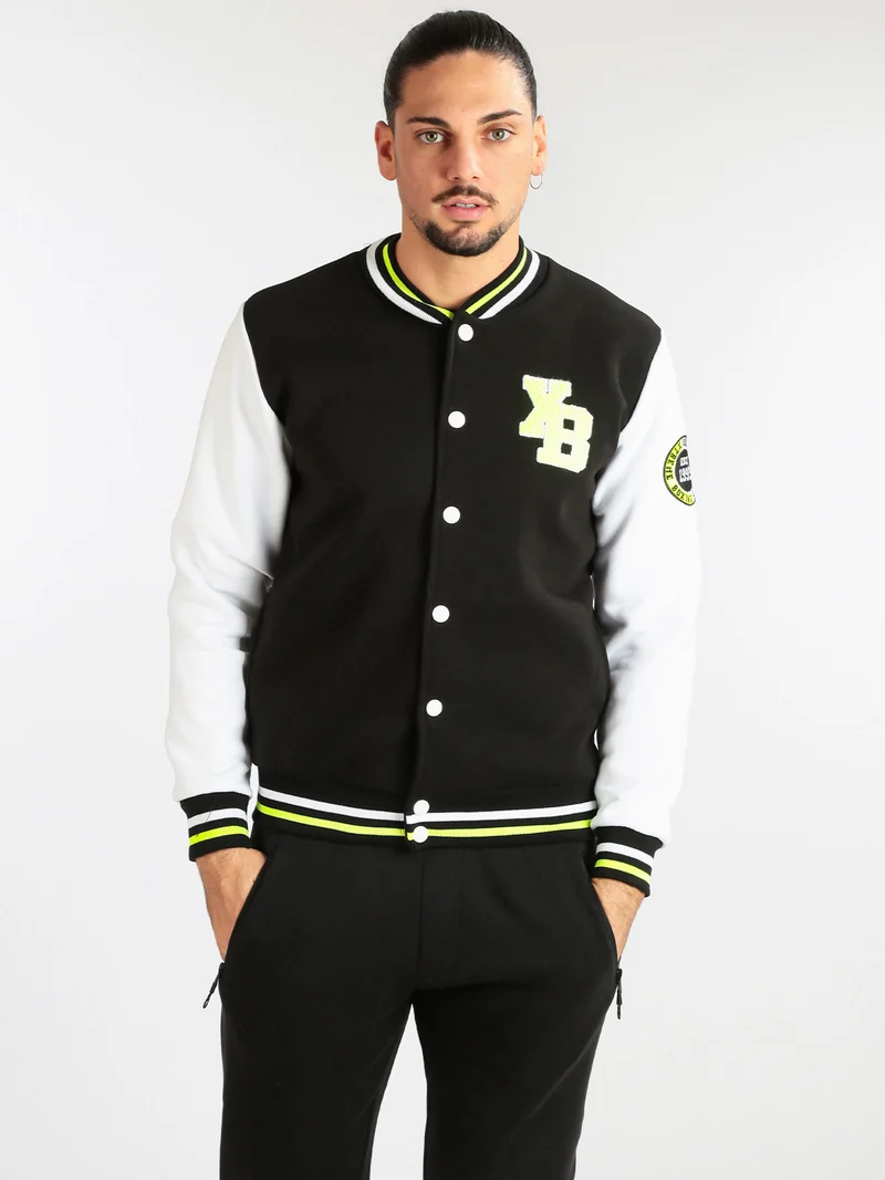 Giacca bomber da uomo - nero
