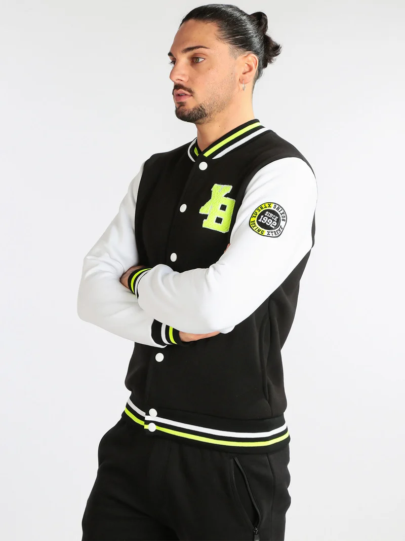 Giacca bomber da uomo - nero