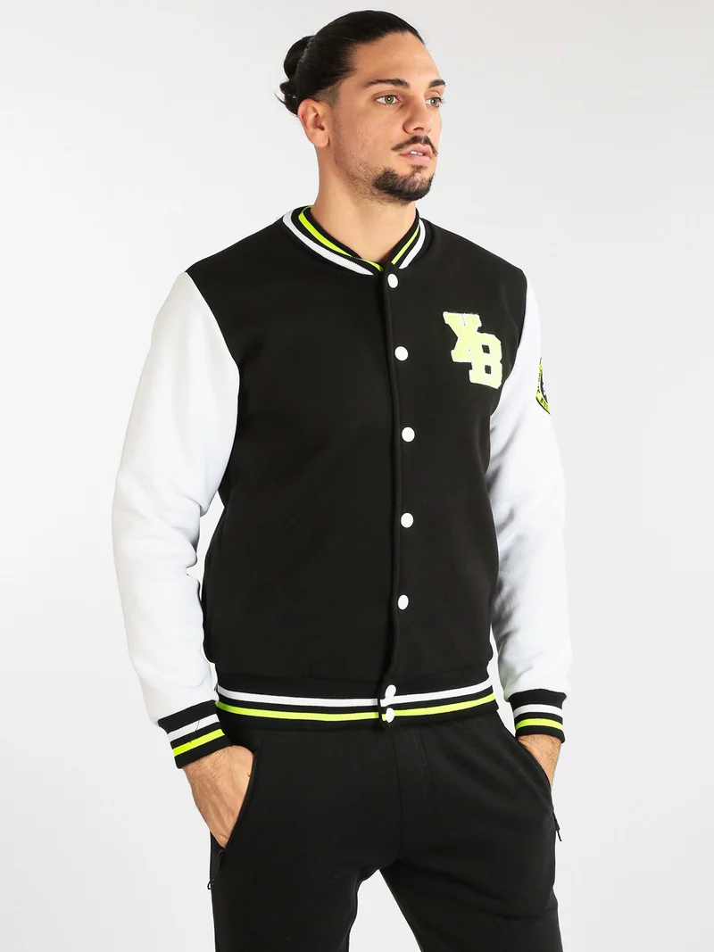 Giacca bomber da uomo - nero