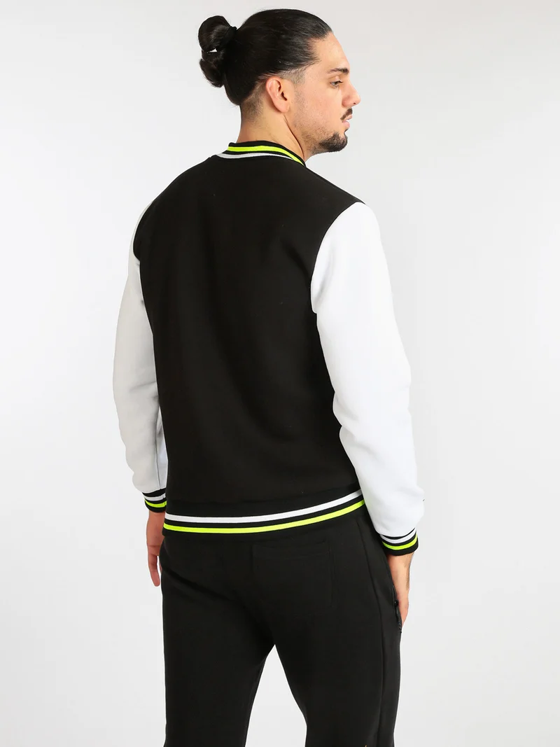 Giacca bomber da uomo - nero