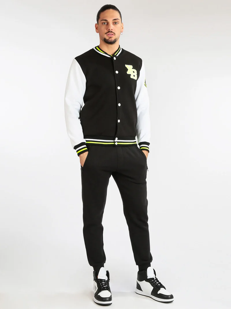 Giacca bomber da uomo - nero