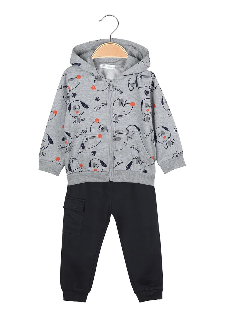 Completo da neonato 3 pezzi - grigio