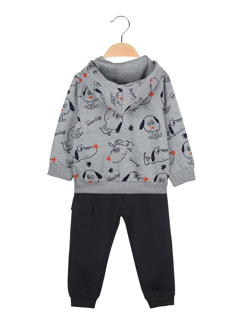 Completo da neonato 3 pezzi - grigio