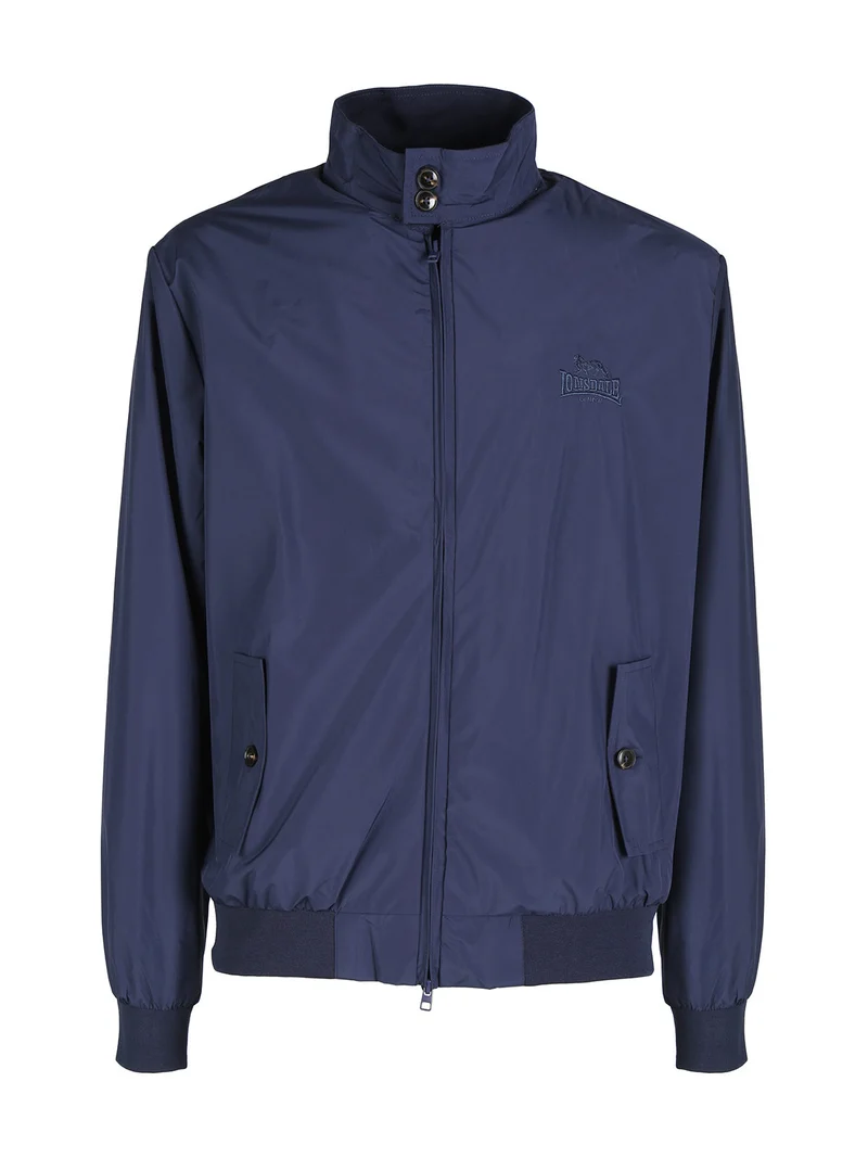 Giacca a vento leggera da uomo con zip - blu scuro
