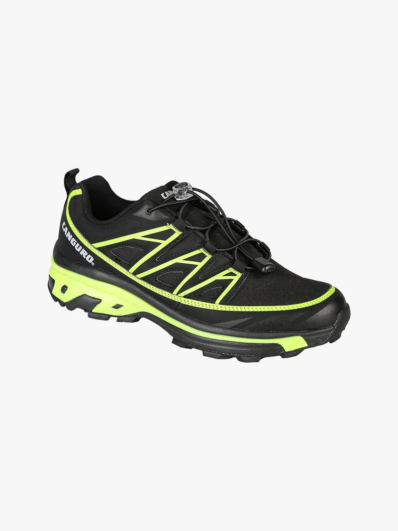 Scarpe sportive da uomo con coulisse - nero