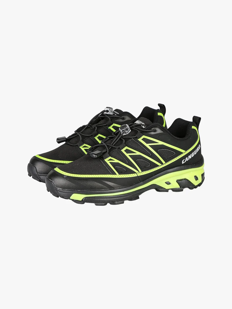 Scarpe sportive da uomo con coulisse - nero