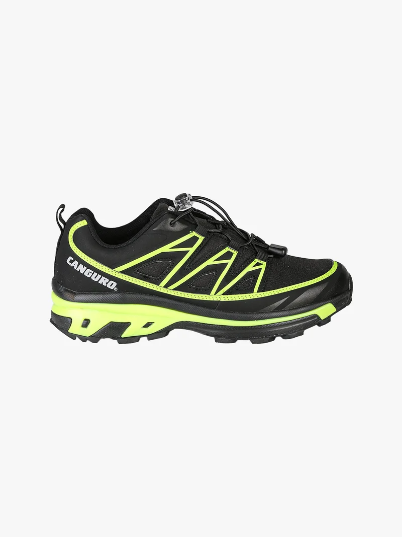 Scarpe sportive da uomo con coulisse - nero