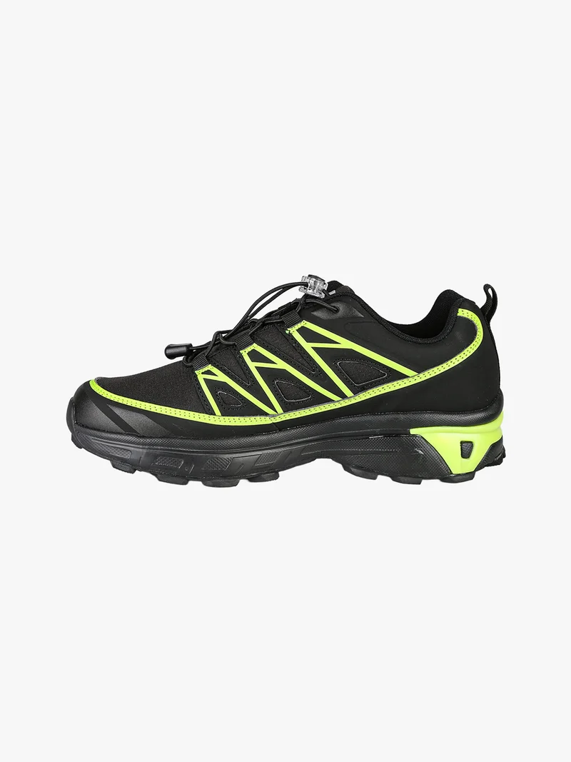 Scarpe sportive da uomo con coulisse - nero