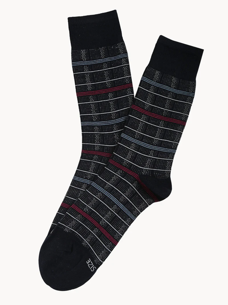 Calze lunghe da uomo in caldo cotone - rosso