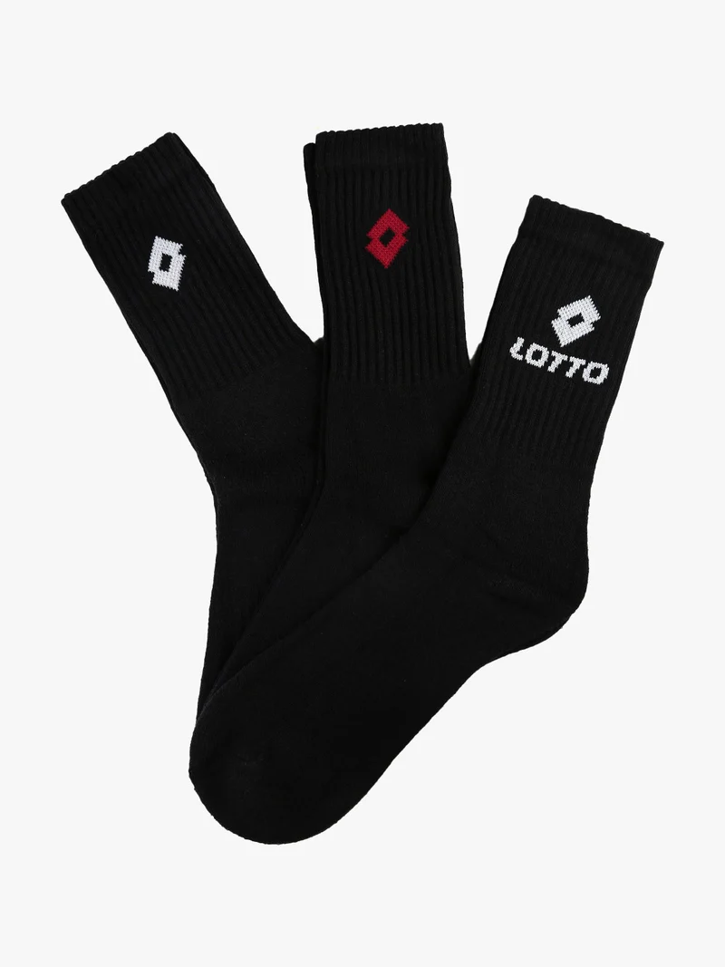 Calza da uomo in spugna. Confezione da 3 paia - nero