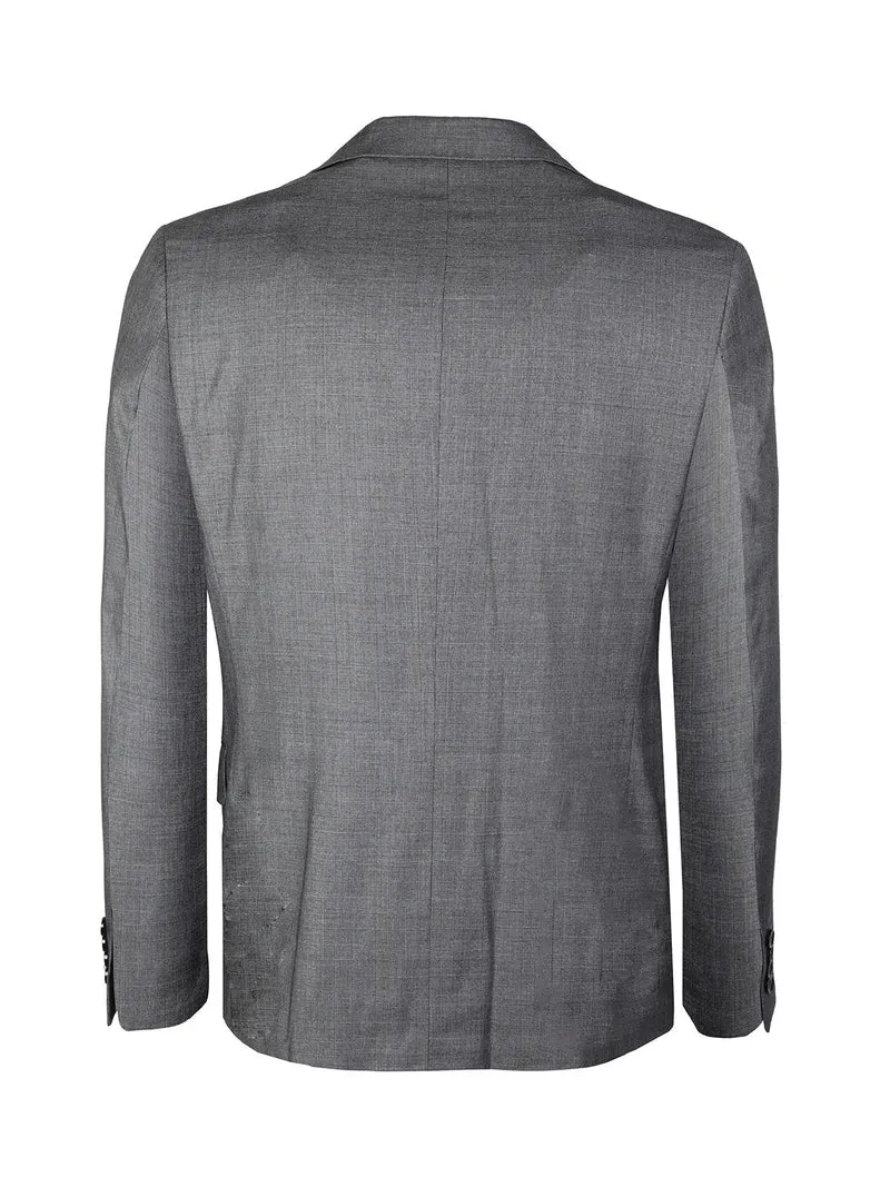 Blazer classico da uomo - grigio