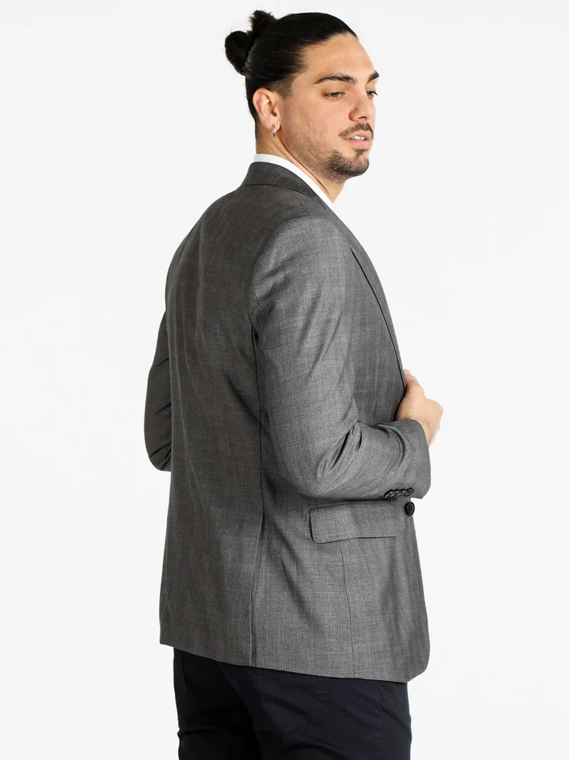 Blazer classico da uomo - grigio