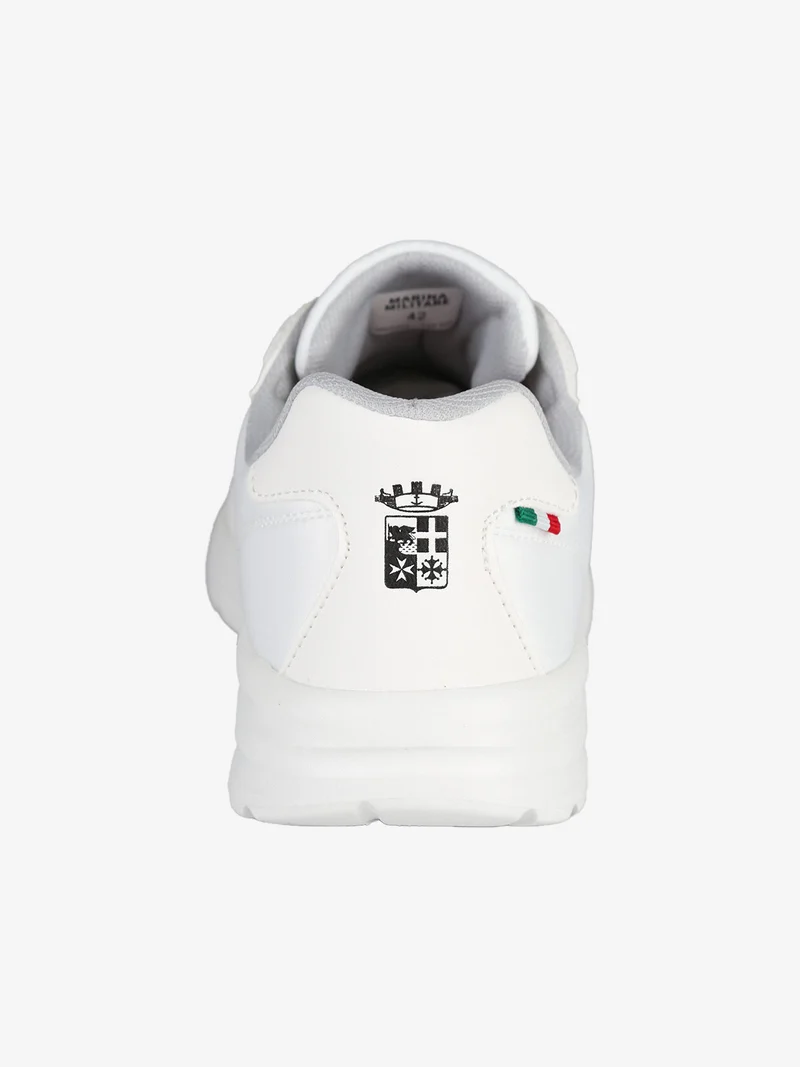 Sneakers stringate da uomo - bianco