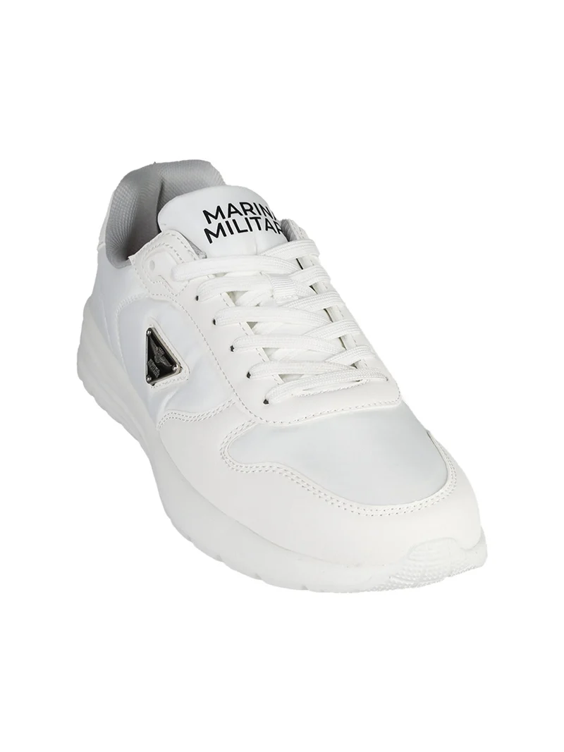 Sneakers stringate da uomo - bianco