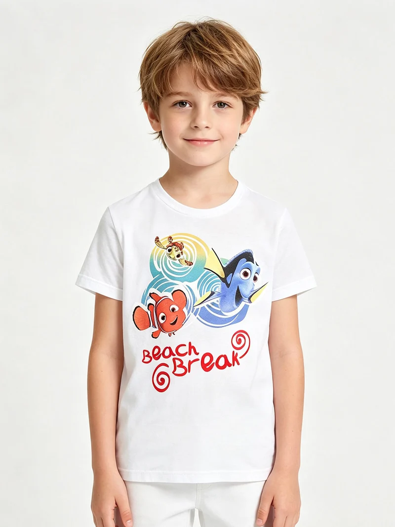 Dory t-shirt bambino con stampa - bianco