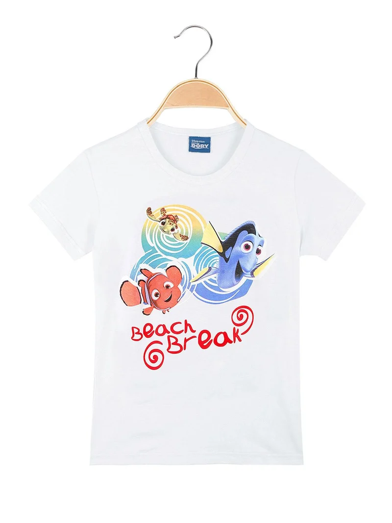 Dory t-shirt bambino con stampa - bianco
