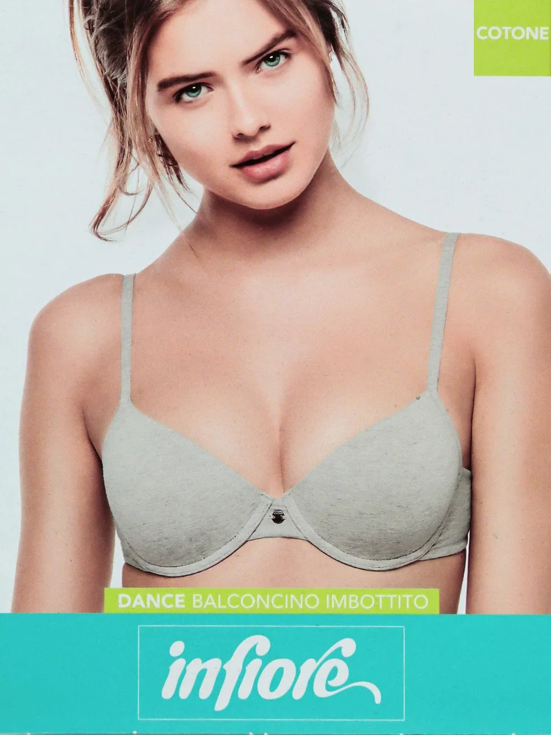 851 DANCE Reggiseno a balconcino imbottito coppa B - nero