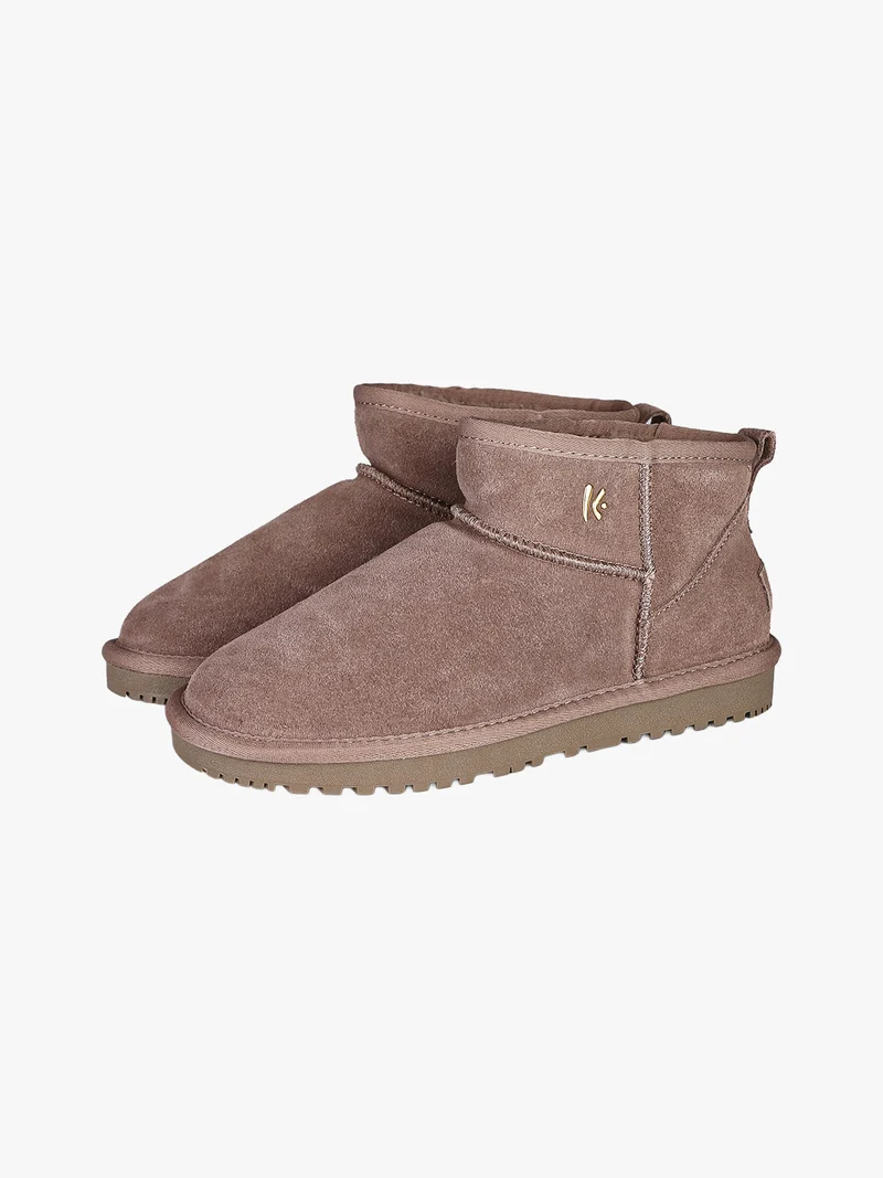 Stivaletti donna mammut in pelle - taupe